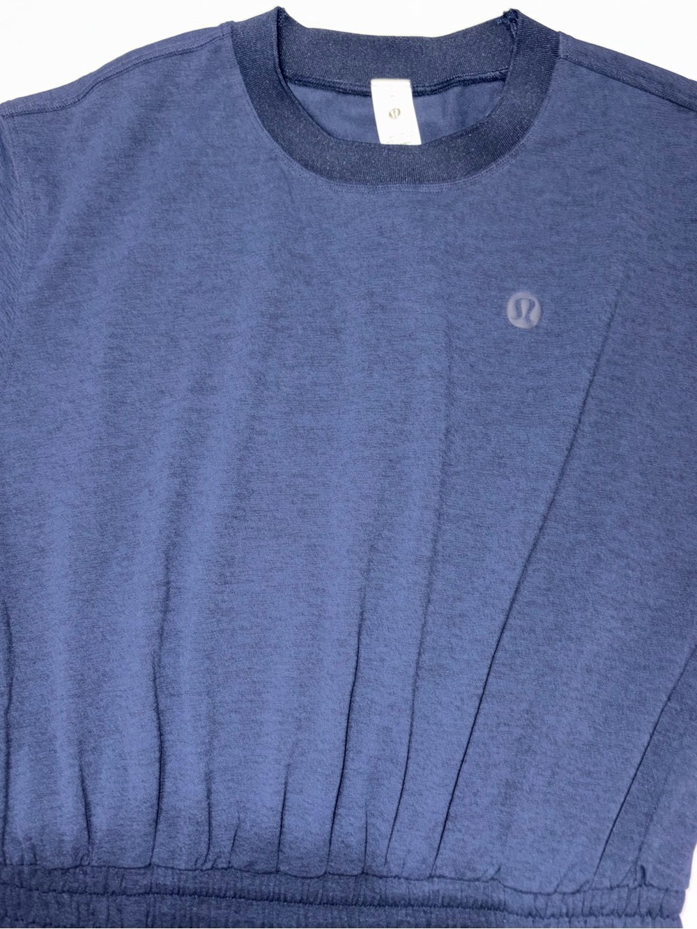 NWT*LULULEMON*SIZE4*SMOCKED WAIST T~SHIRT DRESS*AUTHENTIC* POCKETS*NAVY*$118 - Picture 6 of 16